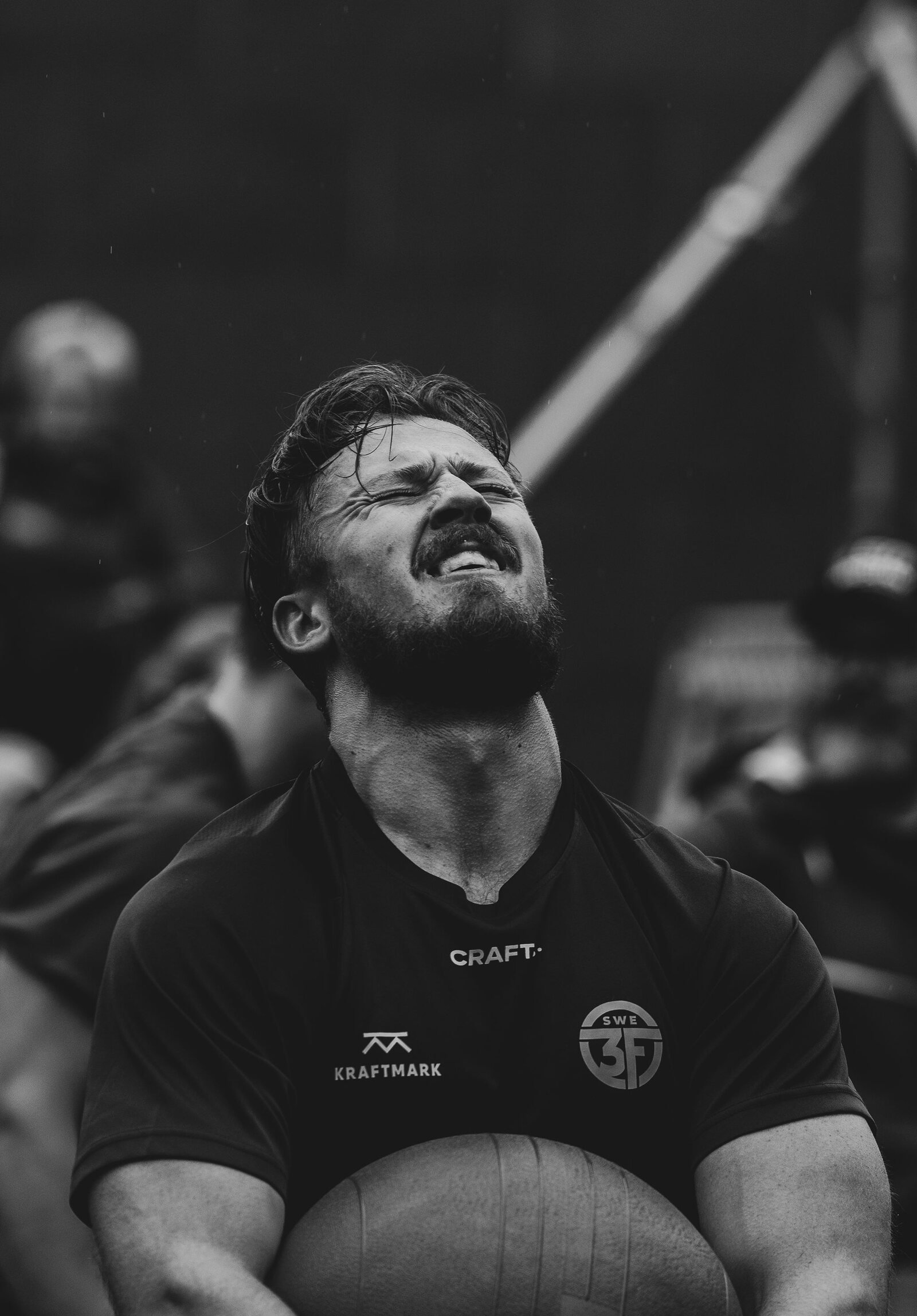 Christian Hartmann during a functional fitness competition