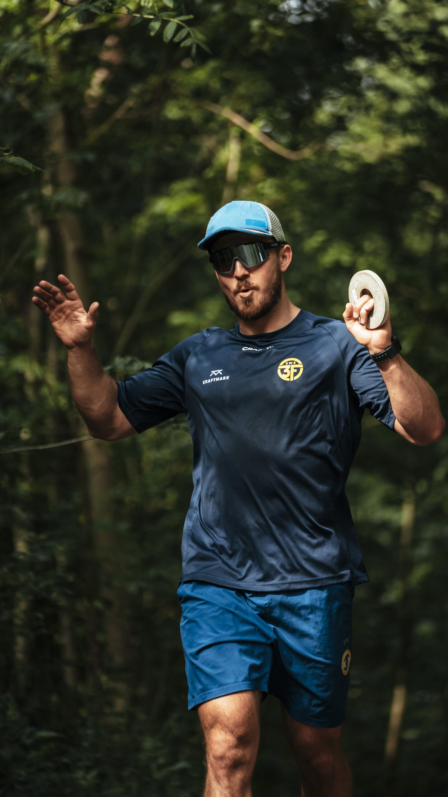 Christian Hartmann during military functional fitness training