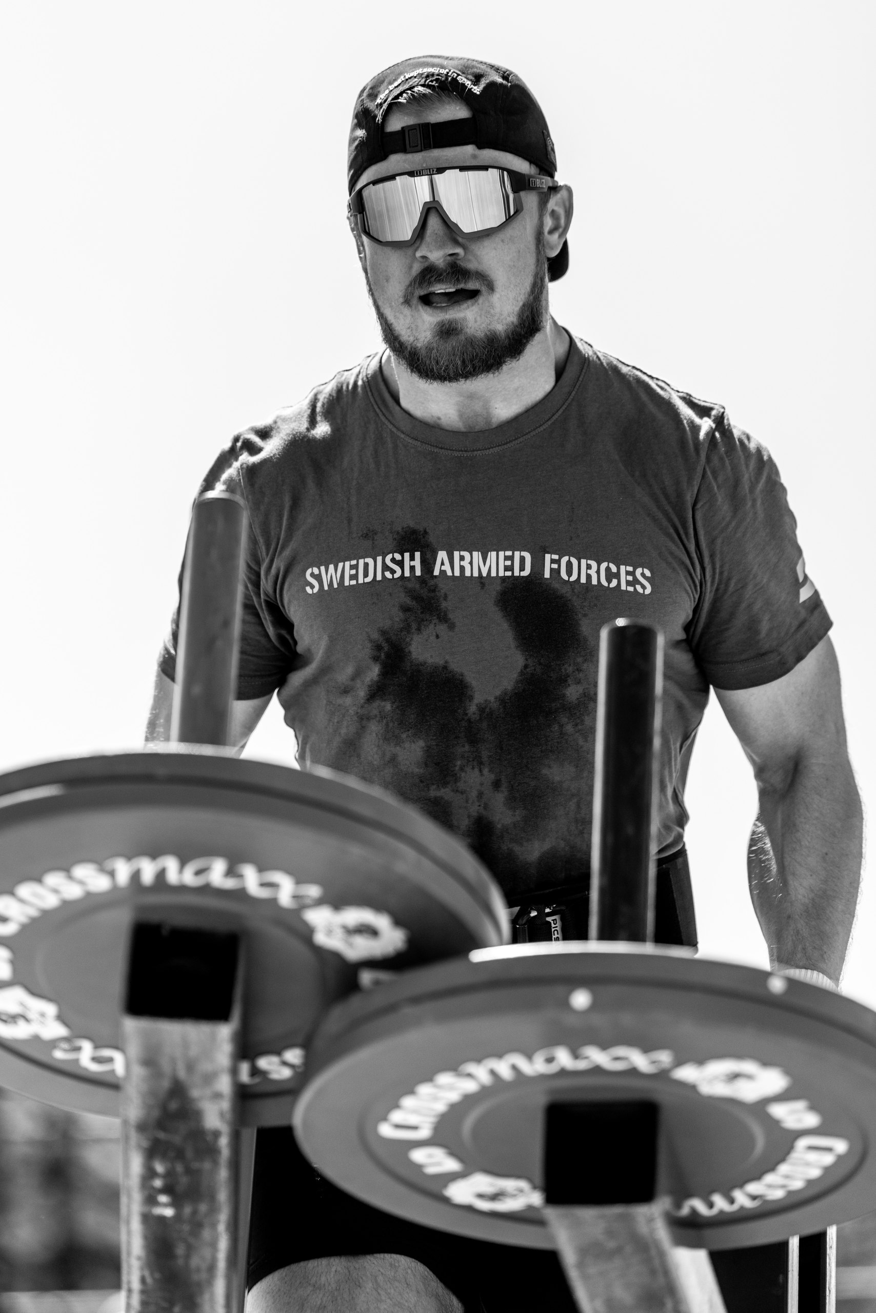 Christian Hartmann competing for the Swedish Armed Forces