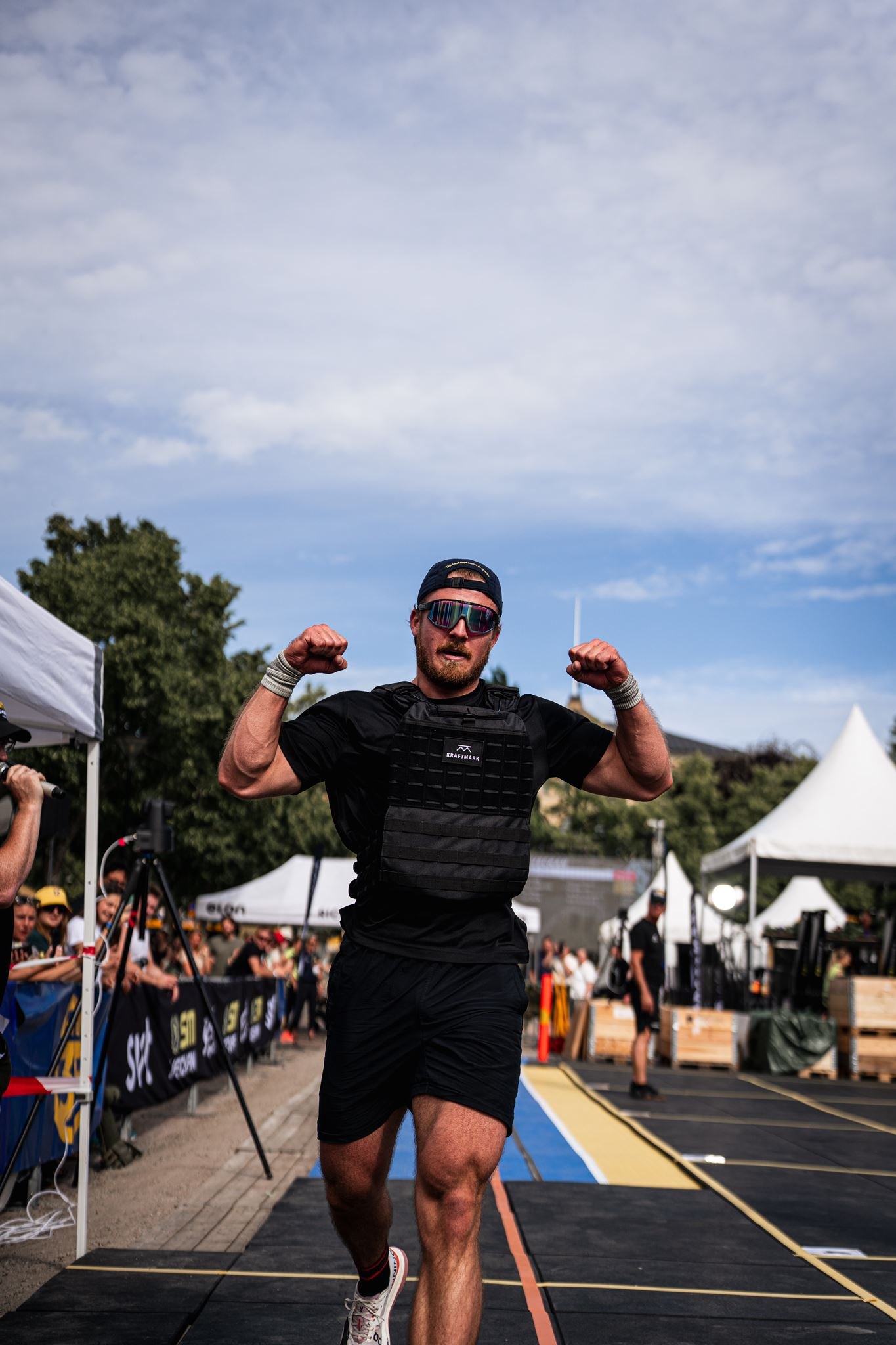 Christian Hartmann competing at the Swedish Championships